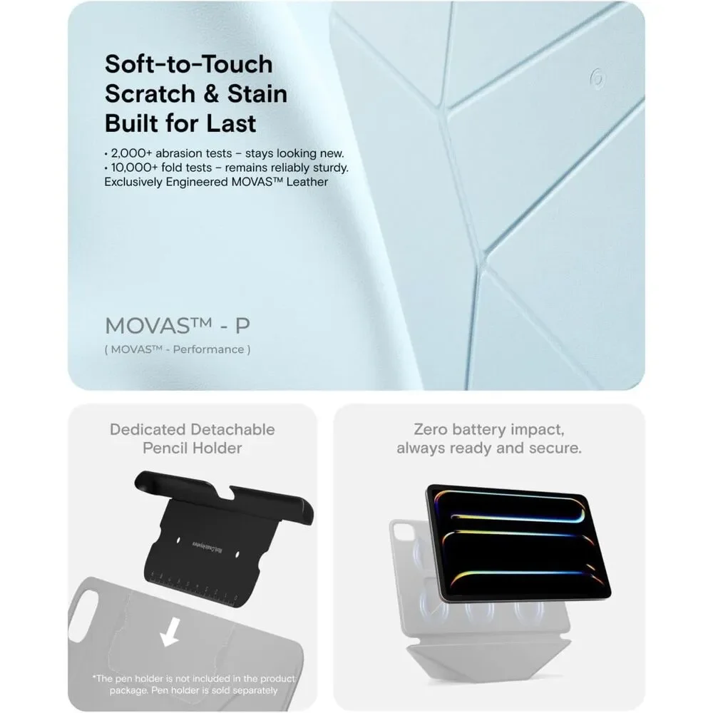 MOFT Dynamic Folio Case for iPad Pro 11 Inch 4th 2022/3rd 2021/2nd 2020
